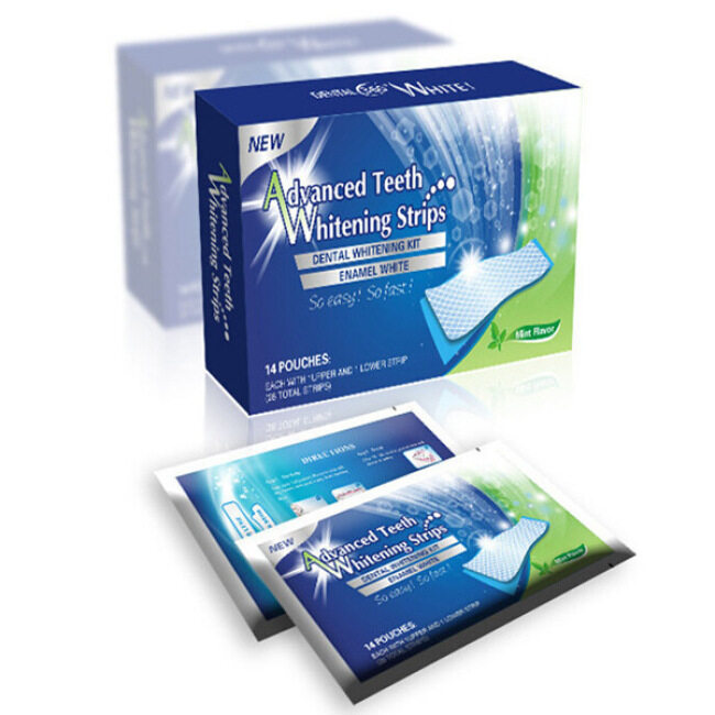 28pcs Dental Care Mint Flavor Teeth Whitening Strips